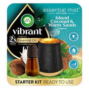 Air Wick 0.34 Fl Oz (Pack of 2) / Island Coconut & Warm Sands / Black Mists & Hydrosols