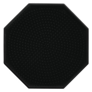 Beverage Drip Tray Octagonal Black Silicone - 4"Dia by HUBERT – Silicone, Black, Model 15SBK