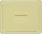 Cambro 20HPCH150 Amber Half Size H-Pan Cover with Handle
