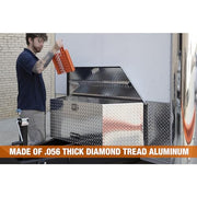 Buyers Products Company Diamond Tread Aluminum / 14.8 x 14.4 x 33.4 / 40.5 liters Truck Bed Toolboxes