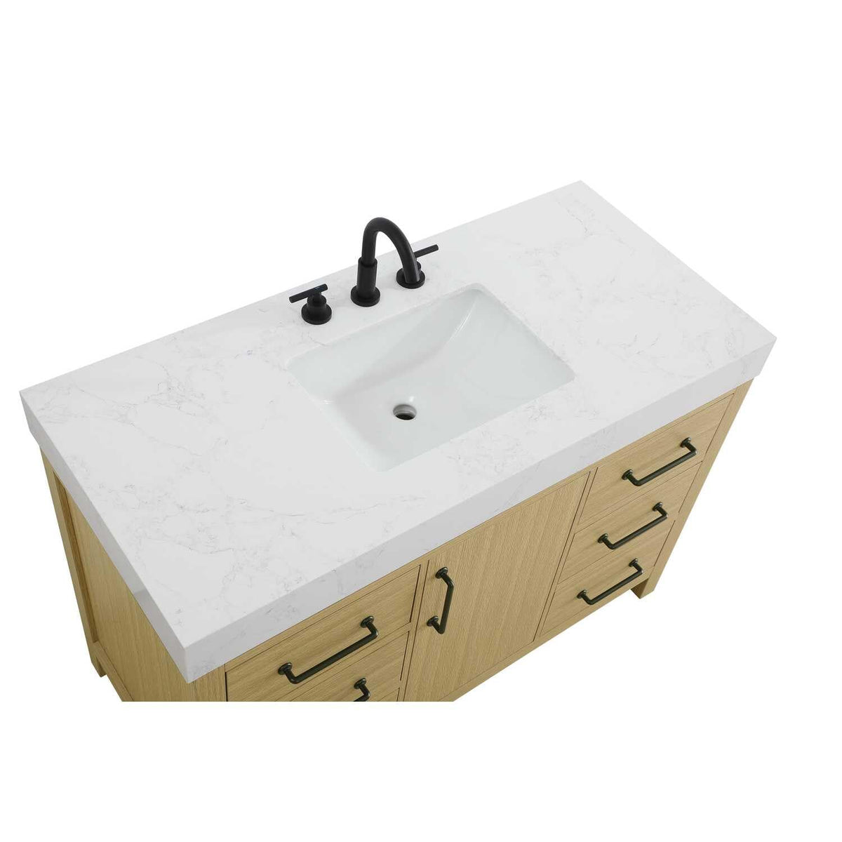 Elegant Kitchen and Bath 48" Single Bathroom Vanity in Honey Brown by Elegant Lighting – unspecified, Wood, Honey Brown, Model VF60648MHB
