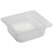 1/6 Size Translucent Polypropylene Food Pan - 2 1/2"D by Cambro – 2.5 inches, Plastic, translucent, Model 99511348862