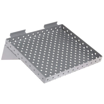 Slatwall Perforated Shelf by HUBERT – Metal, Model 57369