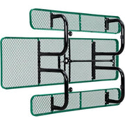 Global Industrial Green / 96"l X 60"w X 29.5"h / Industrial Picnic Tables