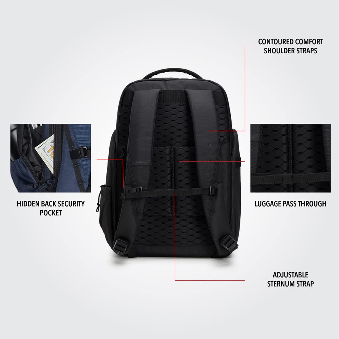 Pace Pro Collection (Backpack (25 Liter) by OGIO – 25, Premium 600D Polyester & 1680D Ballistic Bottom, Black 2021, Model 5921123OG
