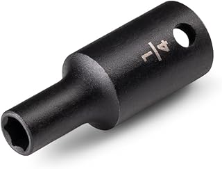 TEKTON 3/8 Inch Drive x 1/4 Inch Semi-Deep 6-Point Impact Socket | SID14006