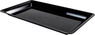 Platter Pleasers Rectangular Serving Tray, 18" x 12", Black