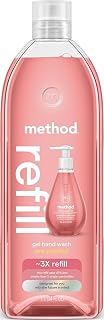Method Gel Hand Wash Refill, Pink Grapefruit, 34 fl oz