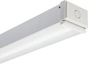 Lithonia Lighting L96 6000LM FDL MVOLT 50K 80CRI WH CLX LED 96 Inch Strip Light, 6000 Lumens, Lens, 5000K, 40W, Flat Diffuser