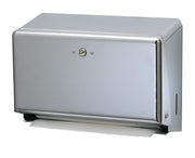 Mini C-Fold/Multifold Commercial Towel Dispenser by Carlisle FoodService Products – 250 Multifold/150 C-Fold, Stainless Steel, Chrome, Model T1950XC
