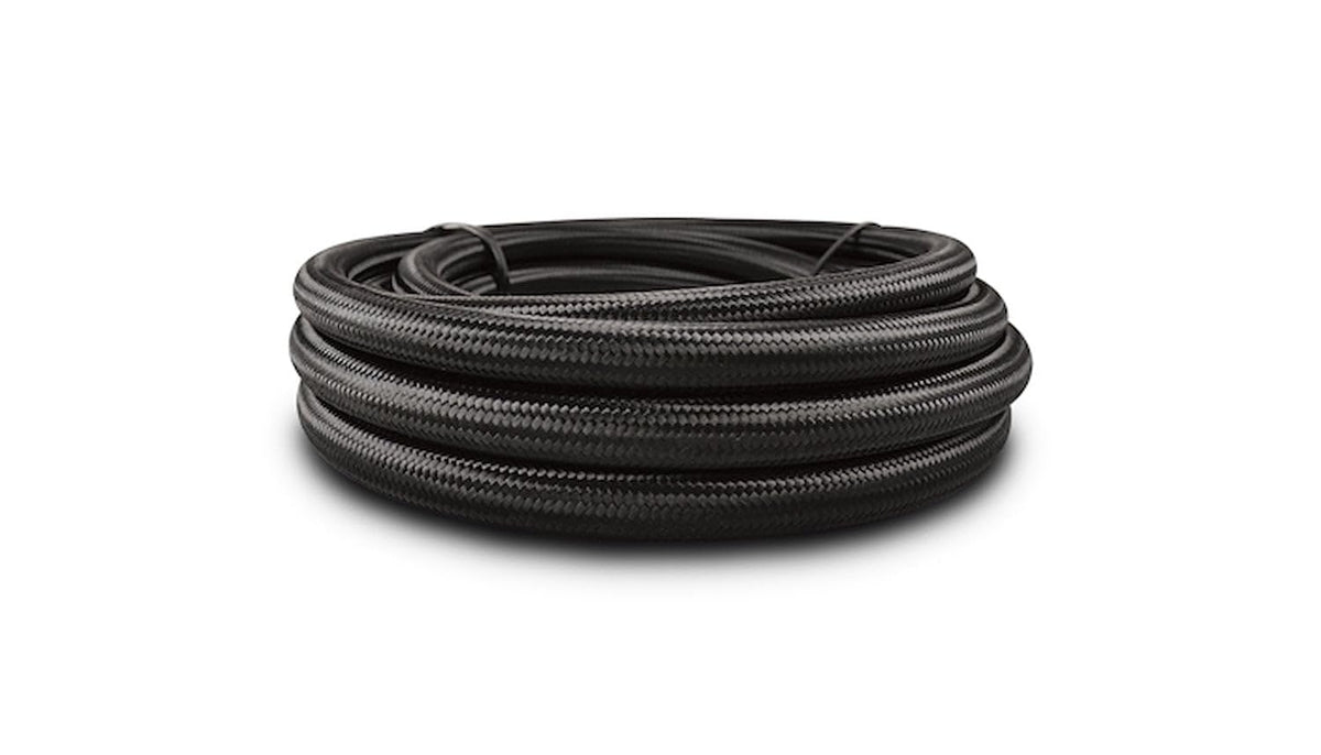 Hose PTFE Lined Braide d Nylon -6 AN 0.32in H by Vibrant Performance – Stock, 6.0 load, Nylon, Black, Model 18976