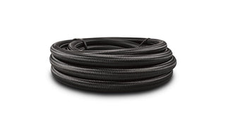 50ft Roll of Black Nylon Braided Flex Hose -6AN by Vibrant Performance – Stock, Nylon, Black, Model 11996