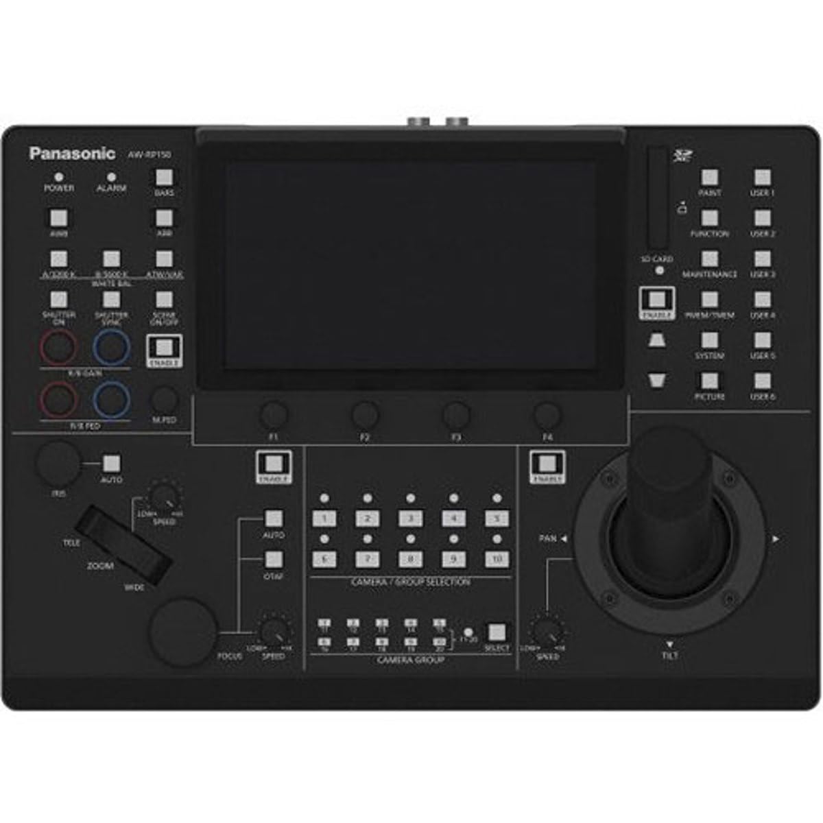 AW-RP150GJ Touch Remote Camera Controller by Panasonic – Black, Model AW-RP150GJ5