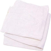 Hospital Specialty 537-10 Hospeco Terry Towel Rags, 10 lb, White