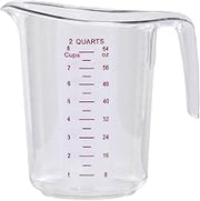 HUBERT Measuring Cup 2 qt Clear Polycarbonate