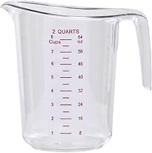 HUBERT Measuring Cup 2 qt Clear Polycarbonate