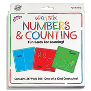 Numbers and Counting Fun Cards for Learning by Wikki Stix – One Size