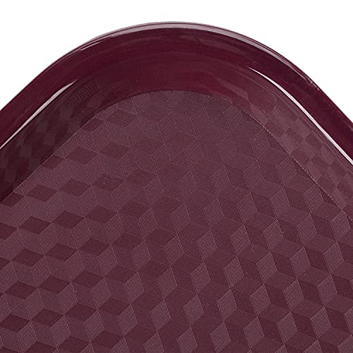 GET Burgundy / 14" x 18" / Modern Serving Trays