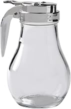 Thunder Group Syrup Dispenser with Cast Zinc Top, 14 Oz (Pack of 1)