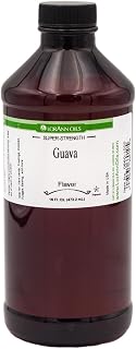 LorAnn Oils Guava Super Strength Bakery Flavoring, 16 oz, Tropical Fruit Liquid Extract for Baking, Beverages, Desserts and Savory Culinary Applications USA Made