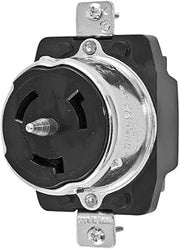 Hubbell CS8169 Locking Receptacle, 50 amp, 480V, 3 Pole and 4 Wire