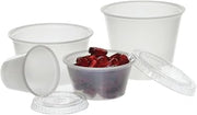 Portion Cup 1 oz Clear Polystyrene - 1 3/4" Dia x 1 1/4" D 2500 per case by HUBERT – Plastic, Clear, Model 13300103