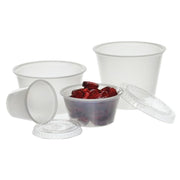 Portion Cup 1 oz Clear Polystyrene - 1 3/4" Dia x 1 1/4" D 2500 per case by HUBERT – Plastic, Clear, Model 13300103