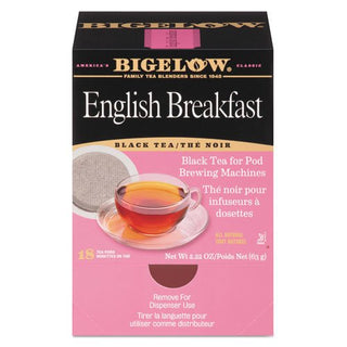 English Breakfast Tea Pods by Bigelow Tea – 18 Count (Pack of 1), Pack of 18, Model 9906