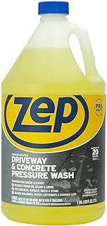 Zep Driveway and Concrete Pressure Wash Cleaner - 1 Gallon - ZUBMC128 - Professional Strength Concentrate