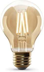 Feit Electric A19 LED Vintage Exposed Filament Light Bulb, 60W Eq