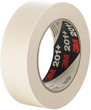 3M 70006745478 Masking Tape, General Use, 201+, .47" W x 60 yd, Tan - 1028587