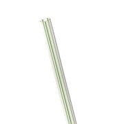 ECO PRODUCTS Bulk / 9600 / 7.75" Clear W/Stripe Straws