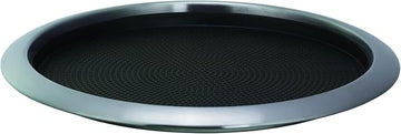 Service Ideas Tray with Removable Insert, 12" Round, Stainless Steel | TR1412RI in Brushed