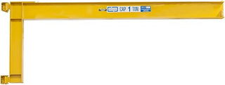 Contrx Wall-Mount Full Cantilever Jib Crane, 8' Span, 6000 Lb. Capacity, Wide-Flange Beam