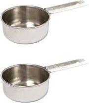Tablecraft (724B) 1/3 Cup Stainless Steel Measuring Cup (2-Pack)