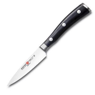 Wusthof Classic Ikon-3.5" Paring Knife by Wüsthof – 3.5", High Carbon Stainless Steel, Black, Model 4086-7/9