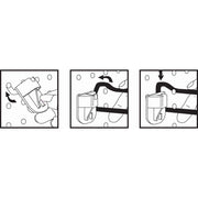 Quick BackLabel Hooks 10" (L) Pack of by Retail Resource – Model QBP3H10-25/BAG