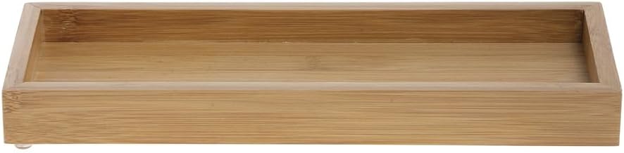 Front of The House Natural Bamboo Tray - 11 3/4"L x 4 1/4"W x 1 1/4"H