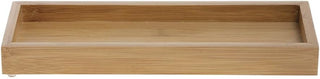 Front of The House Natural Bamboo Tray - 11 3/4"L x 4 1/4"W x 1 1/4"H