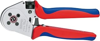 KNIPEX 97 52 65 A Four-Mandrel Crimping Pliers without locator chrome plated in plastic case