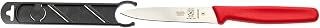Mercer Culinary 4" Bar Knife, Pointed Tip, Plain Edge, Red Handle