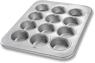 Chicago Metallic Large Muffin Pan, 12-7/8" x 17-7/8" overall