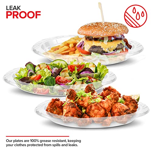Stock Your Home 120 / 9 Inch / Clear Plates