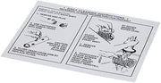 American Dish Service 089-9205 Genuine OEM Decal - Daily Cleaning Instructions