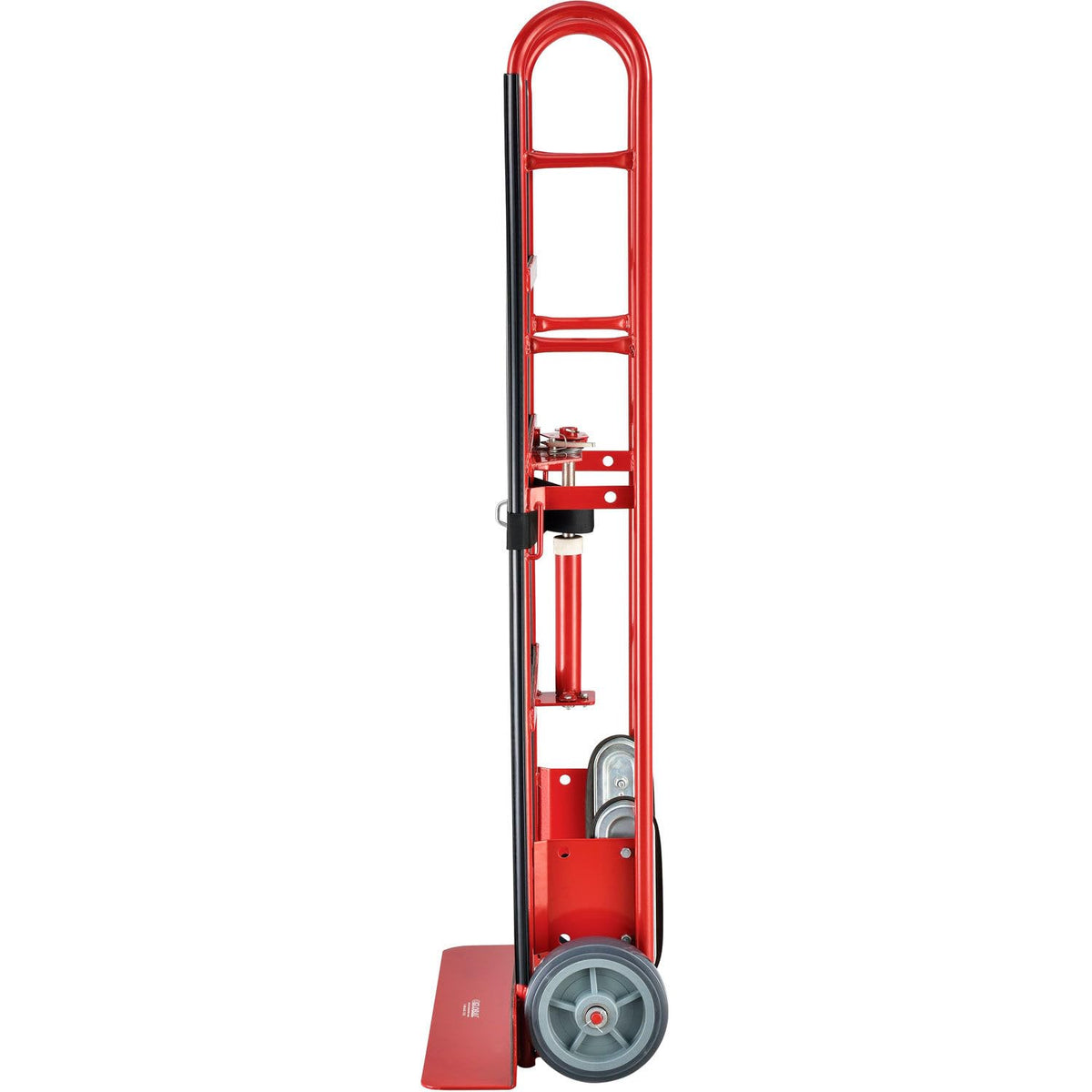 2-Wheel Professional Appliance Hand Truck by Global Industrial – 24"L x 17"W x 59"H, Steel, Red, Model 168067