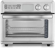 Cuisinart Air Fryer Toaster Oven with Extra-Large Capacity, 1800W Stainless Steel Oven with Digital Display, Bake, Broil, Roast & Air Fry Options, Adjustable Temperature, TOA-95NAS
