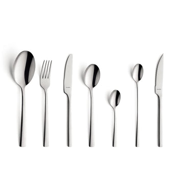 Manille - 42-piece cutlery set for 6 people - Silver coloured by Amefa – 42, Stainless Steel, siliver, Model 903500AYB6E29