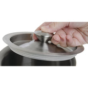 Ice Bucket with Lid 2.1 Quart Double Wall by HUBERT – 2.1 quarts, Stainless Steel, Silver, Model IBD35