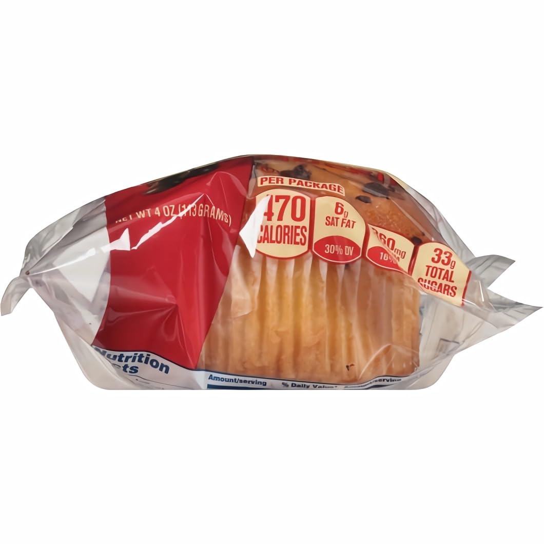 Chocolate Chip Muffins Individually Wrapped by Otis Spunkmeyer – 24 muffins
