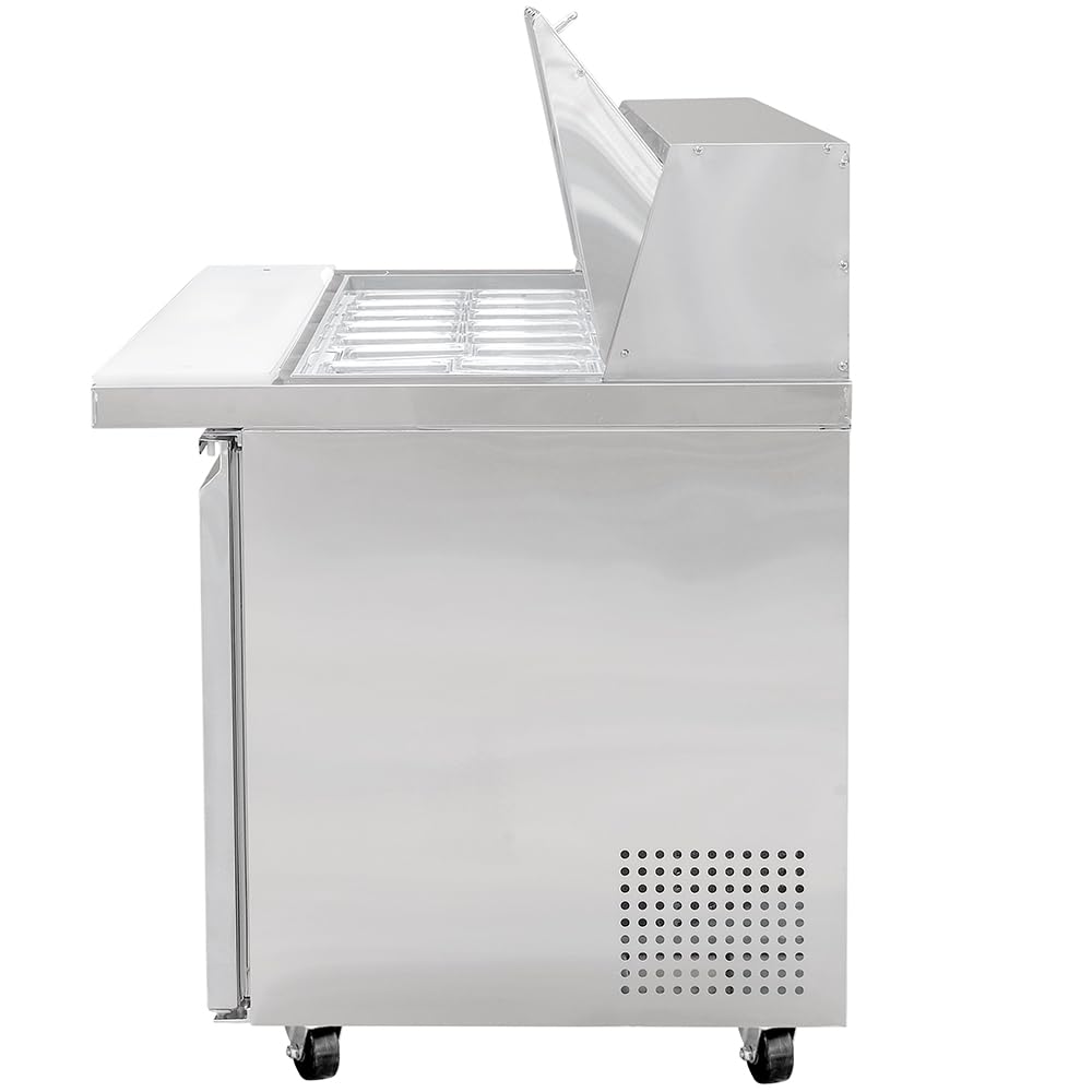 60 1/5" Mega Top Sandwich/Salad Prep Table w/Refrigerated Base by MOTAK – 65.35x38.98x49.21, In Description, Check Images, Model MST-60-24-X